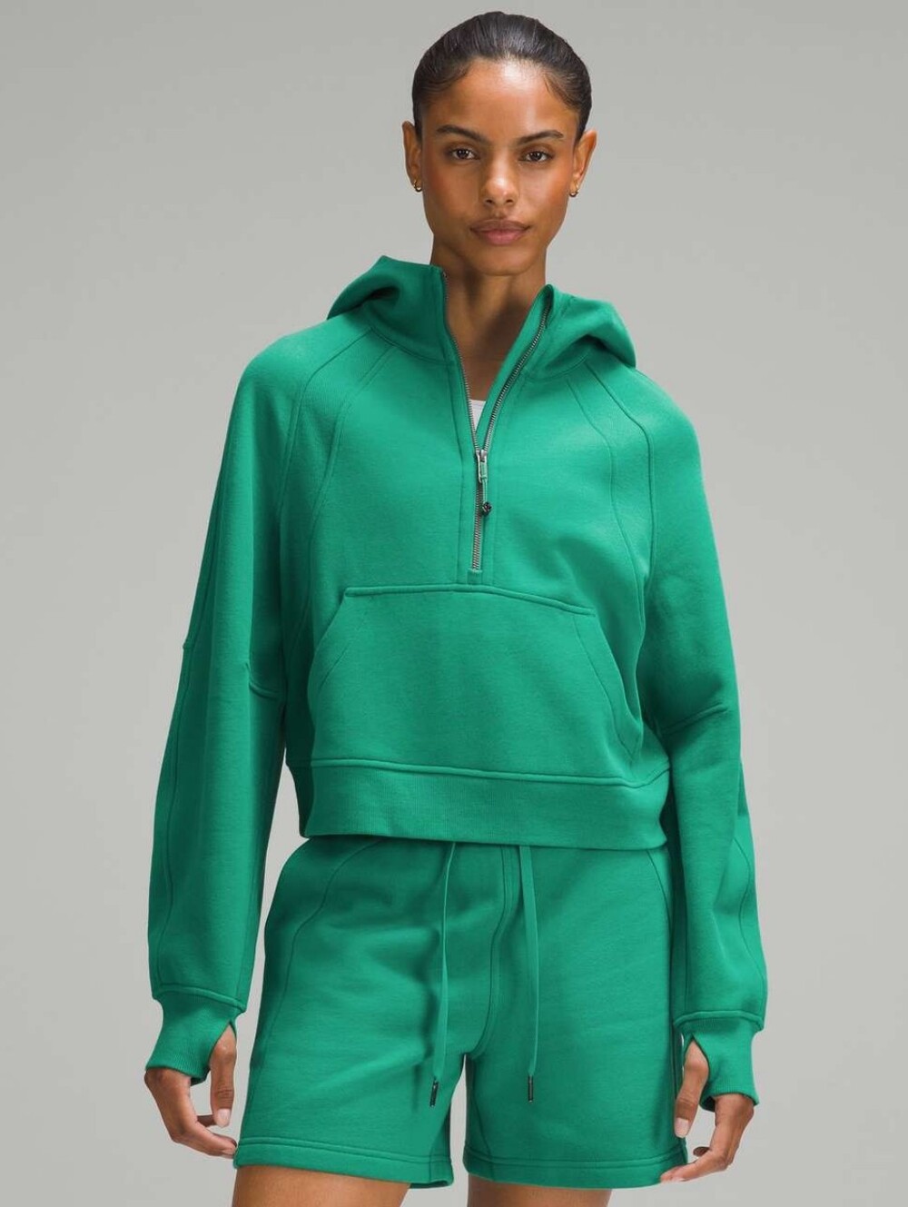 lululemon scuba funnel-neck half zip